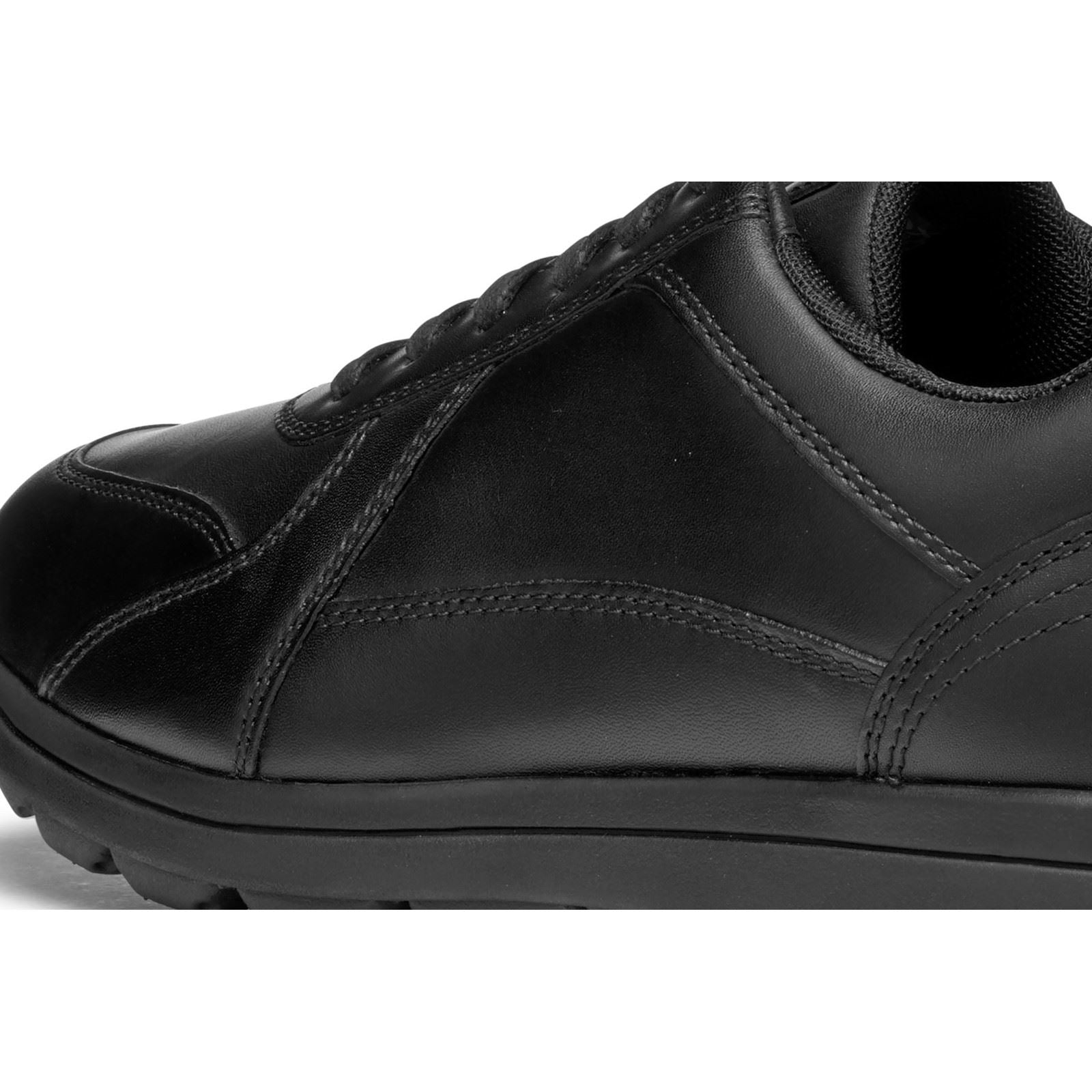 Geox U SPHERICA EC12 Leather Bovine Full Grain Men's Black Trainers
