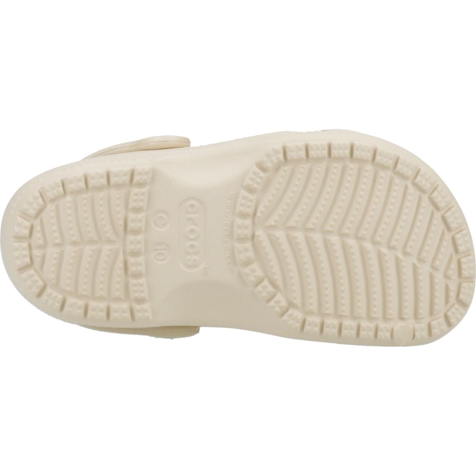 Crocs Kids' Classic Synthetic Bone Clogs