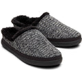 TOMS Sage Polyester Blend Women's Black Multi Cozy Sweater Knit Slippers