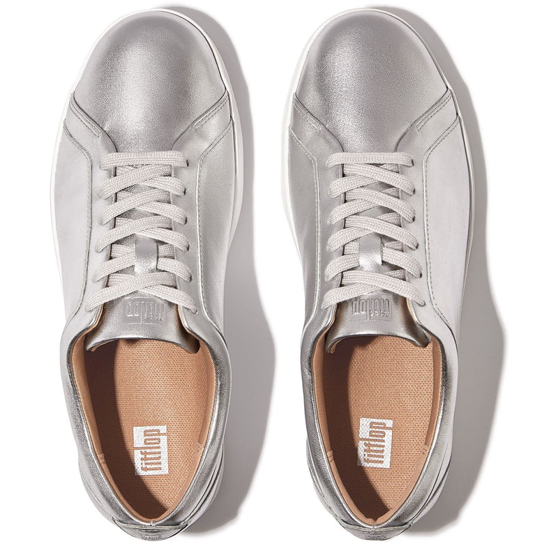Fitflop Rally Sneakers Leather Women's Silver Trainers