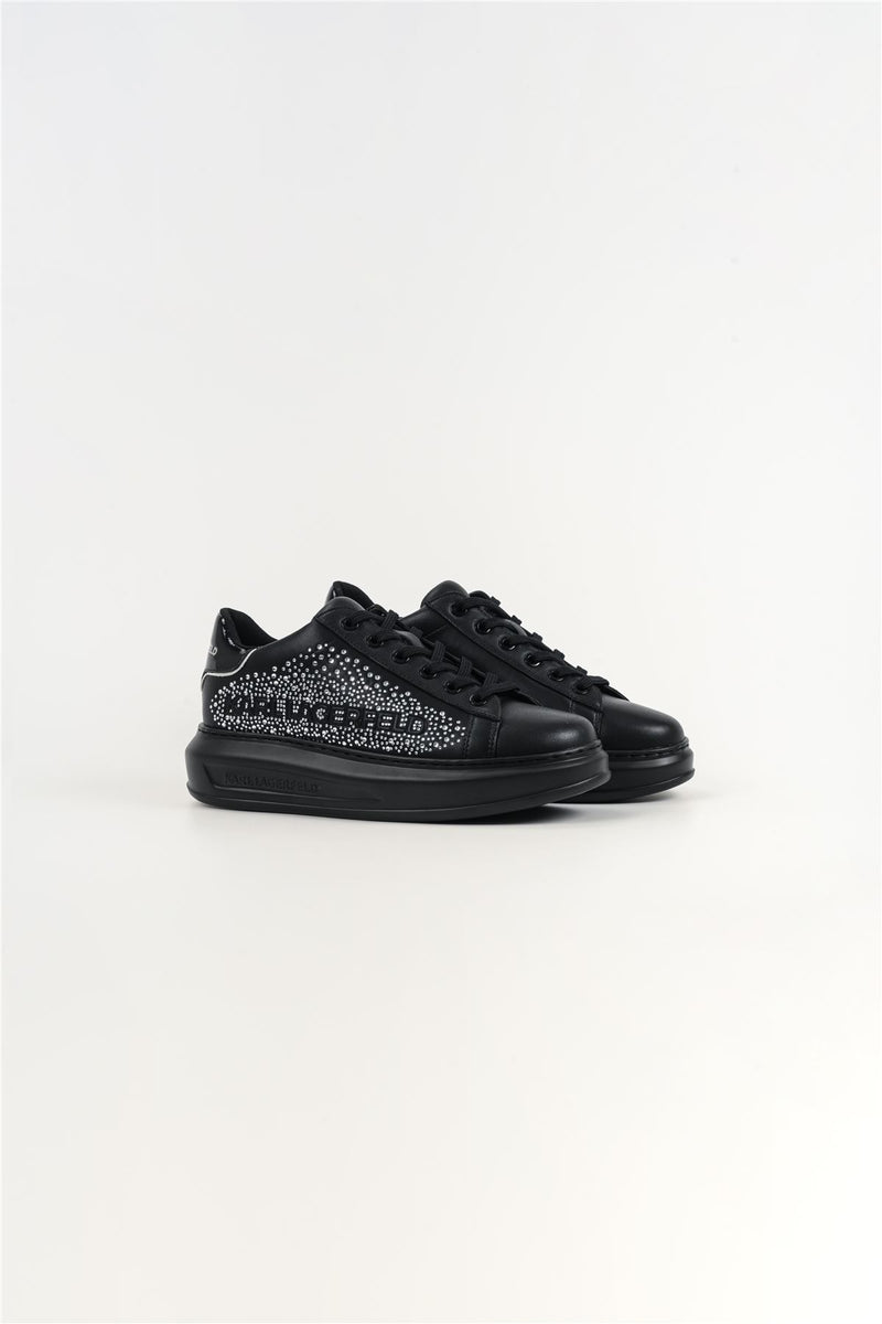 Karl Lagerfeld Kapri Konstellation Leather Women's Black/Silver Trainers