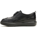 Hush Puppies Joy Leather Women's Black/Black Brogues Shoes