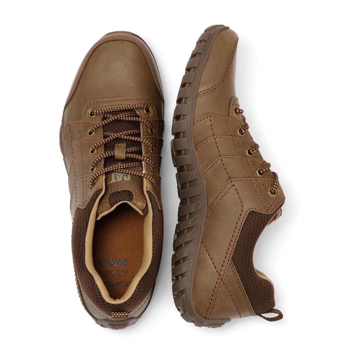 Caterpillar Instruct Suede Men's Brown Lace-Up Shoes