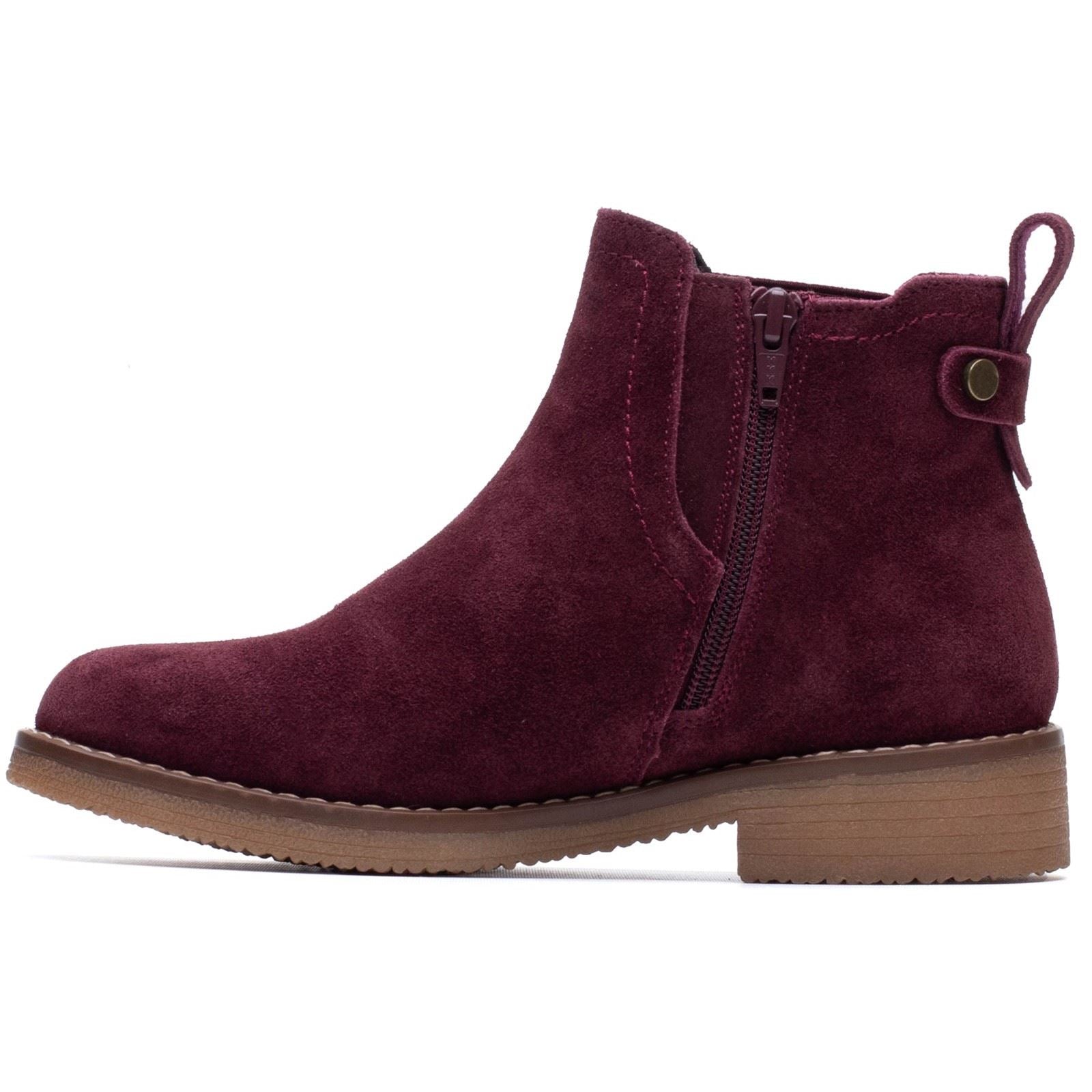 Hush Puppies Maddy Suede Women's Plum Boots