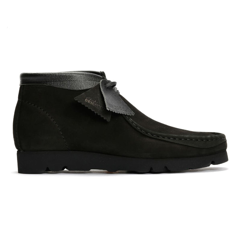 Clarks Originals Wallabee Combi Leather Men's Black Boots