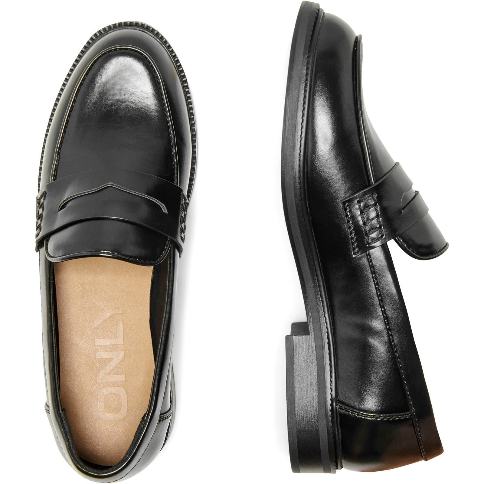 ONLY LUX-1 Synthetic Women's Black Loafers