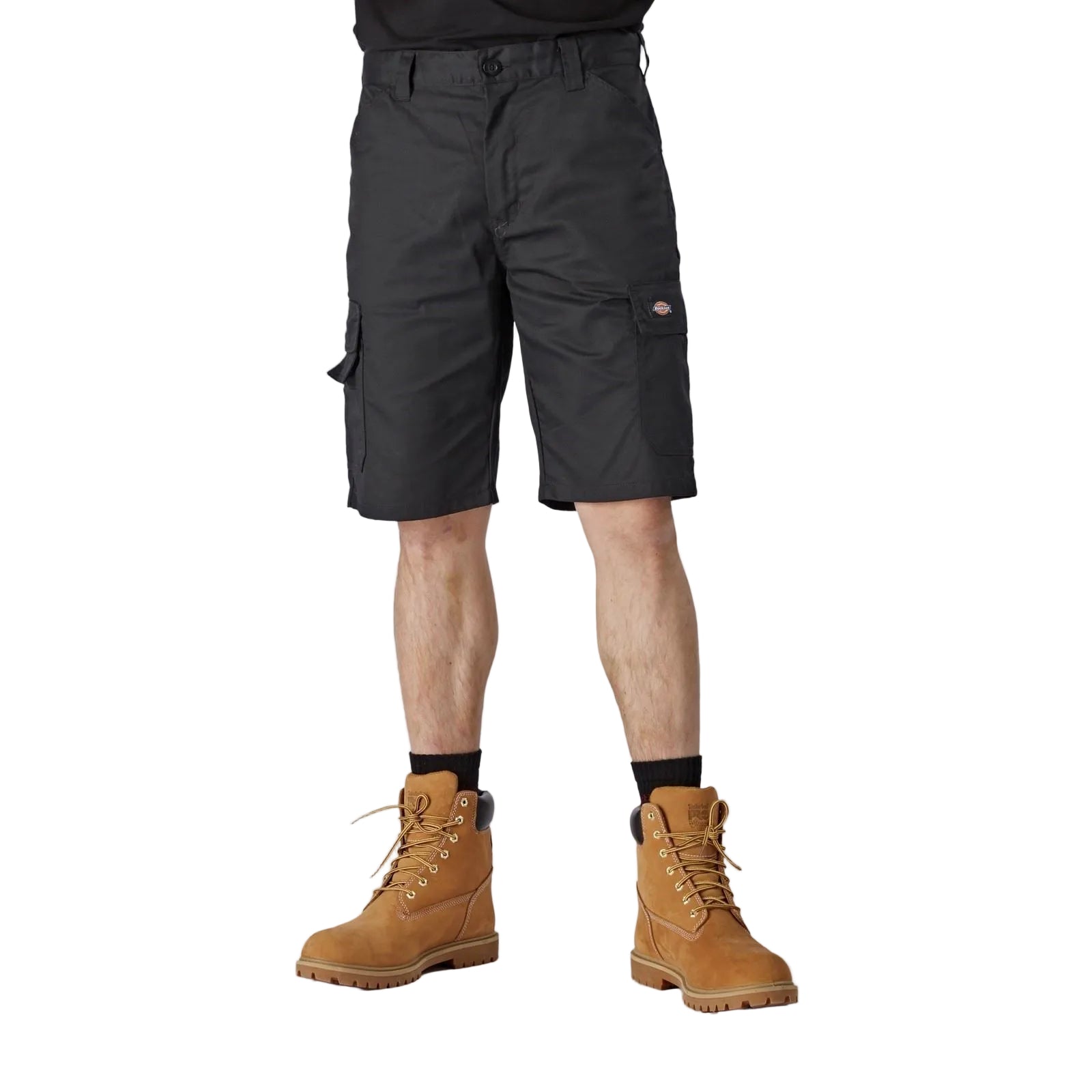Dickies Everyday Polyester Men's Black Knee-Length Shorts