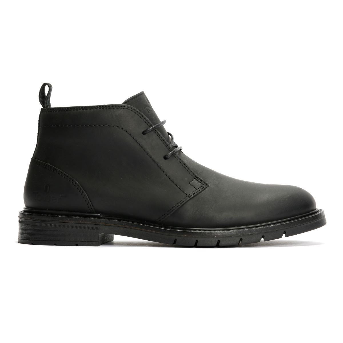 Tower London Armour Chukka Lace Up Leather Men's Black Boots