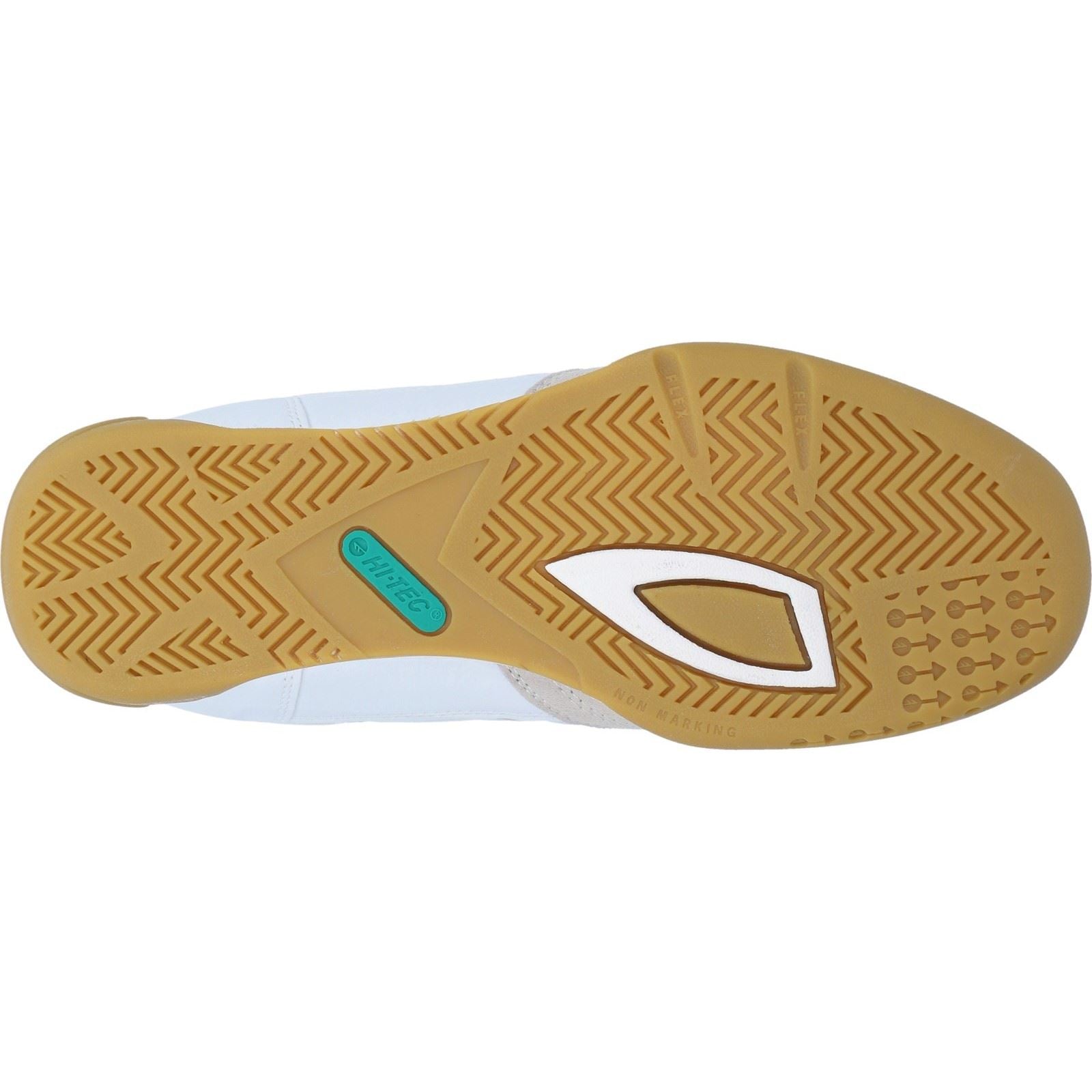 Hi-Tec Squash trainer Textile/Leather White Trainers