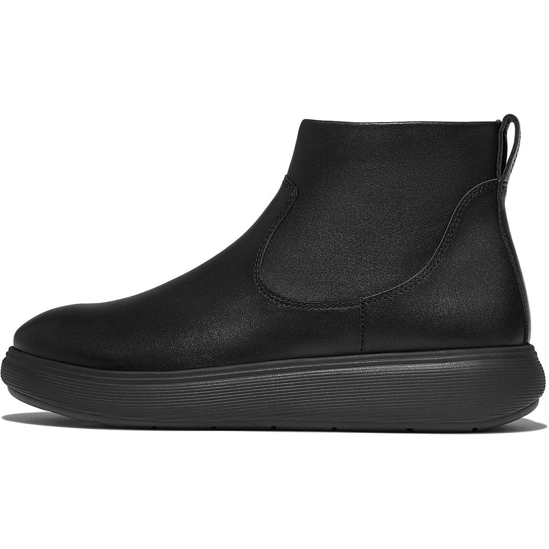 Fitflop Iq-Comff Leather Women's All Black Boots