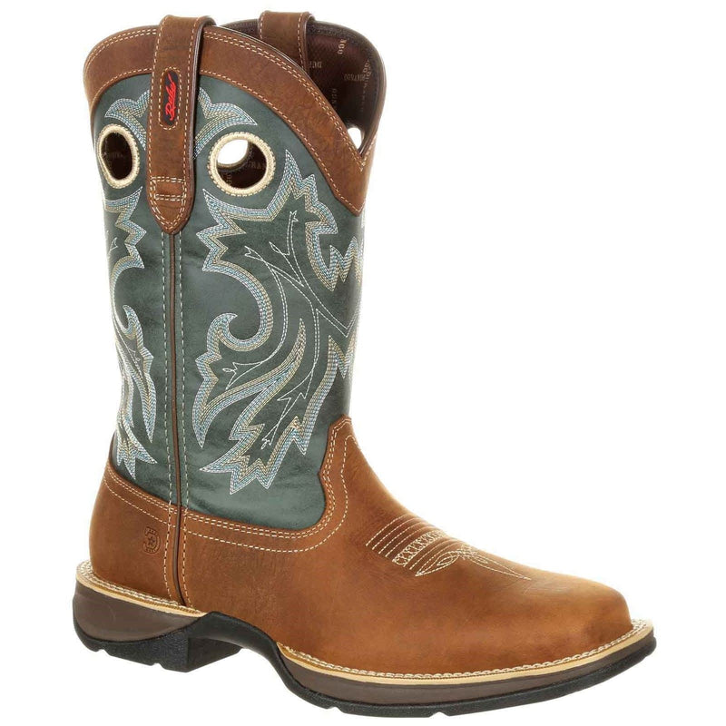 Durango Rebel Leather Men's Saddlehorn/Clover Boots