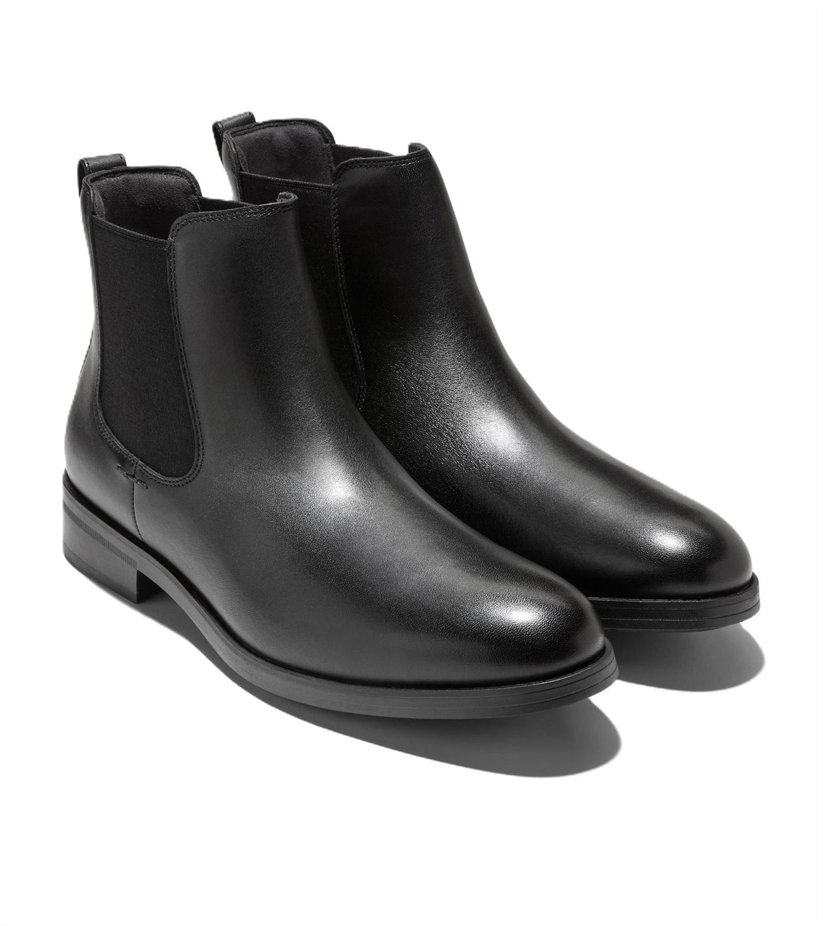 Cole Haan Newmark Grand Leather Men's Black Chelsea Boots