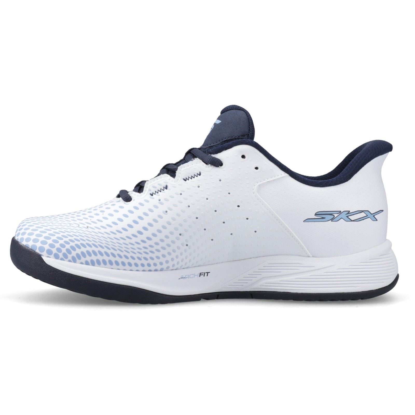 Skechers Slip-ins Relaxed Fit Viper Court Reload Men's White/Navy Blue Trainers