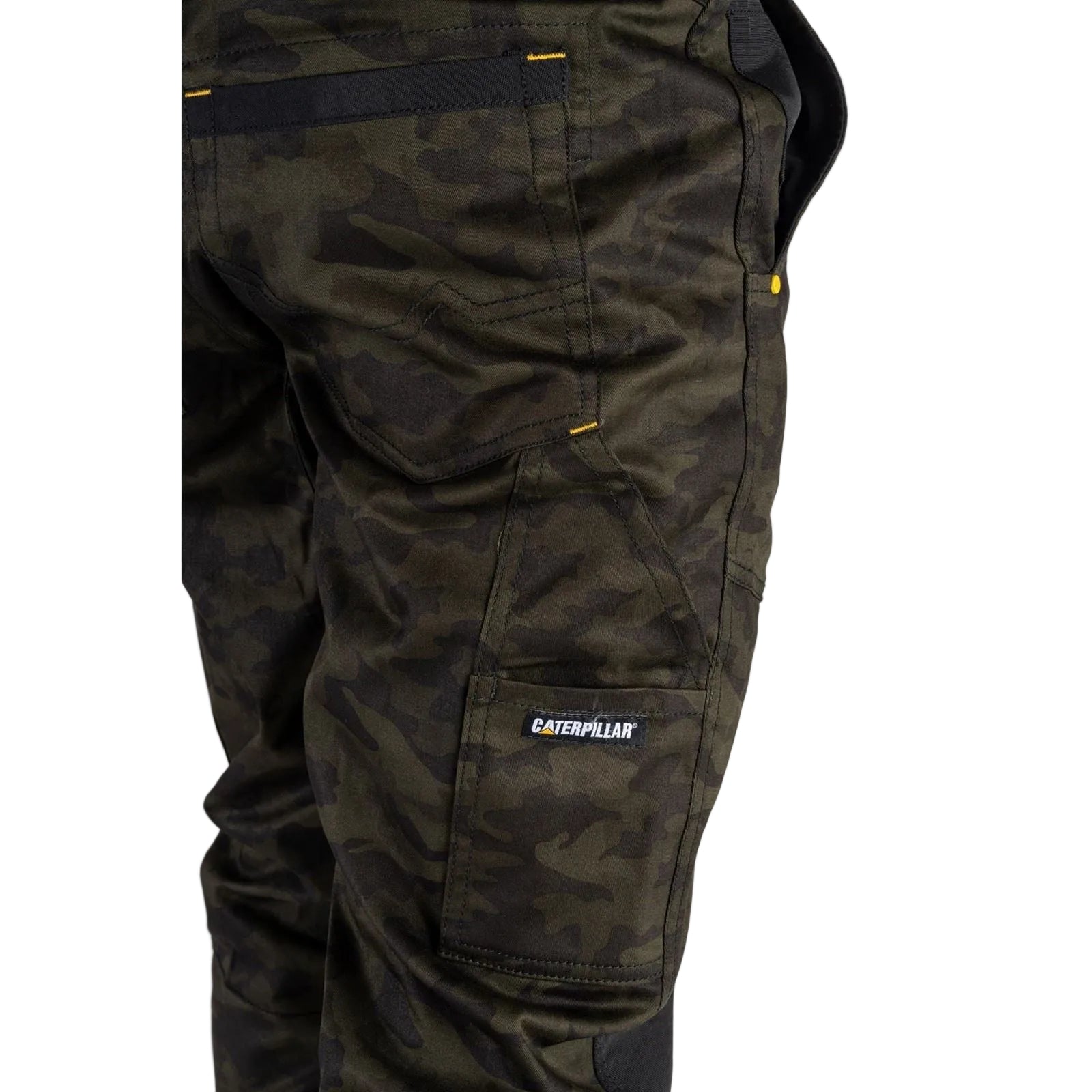 Caterpillar Dynamics Cotton Men's Green Outdoor Trousers