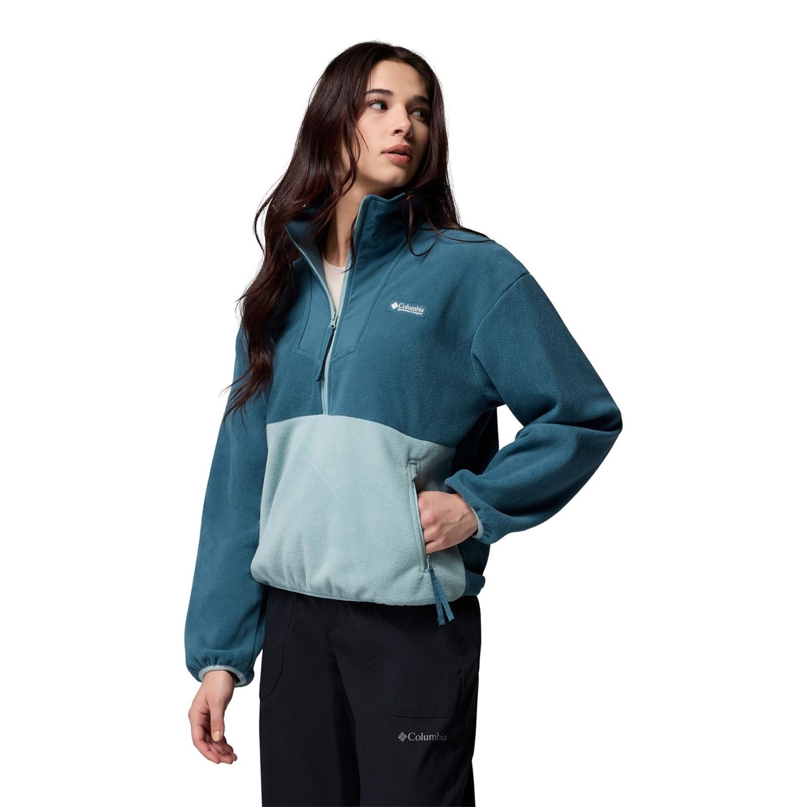 Columbia Sequoia Grove 1/2 Zip Women's Blue Fleece Jackets