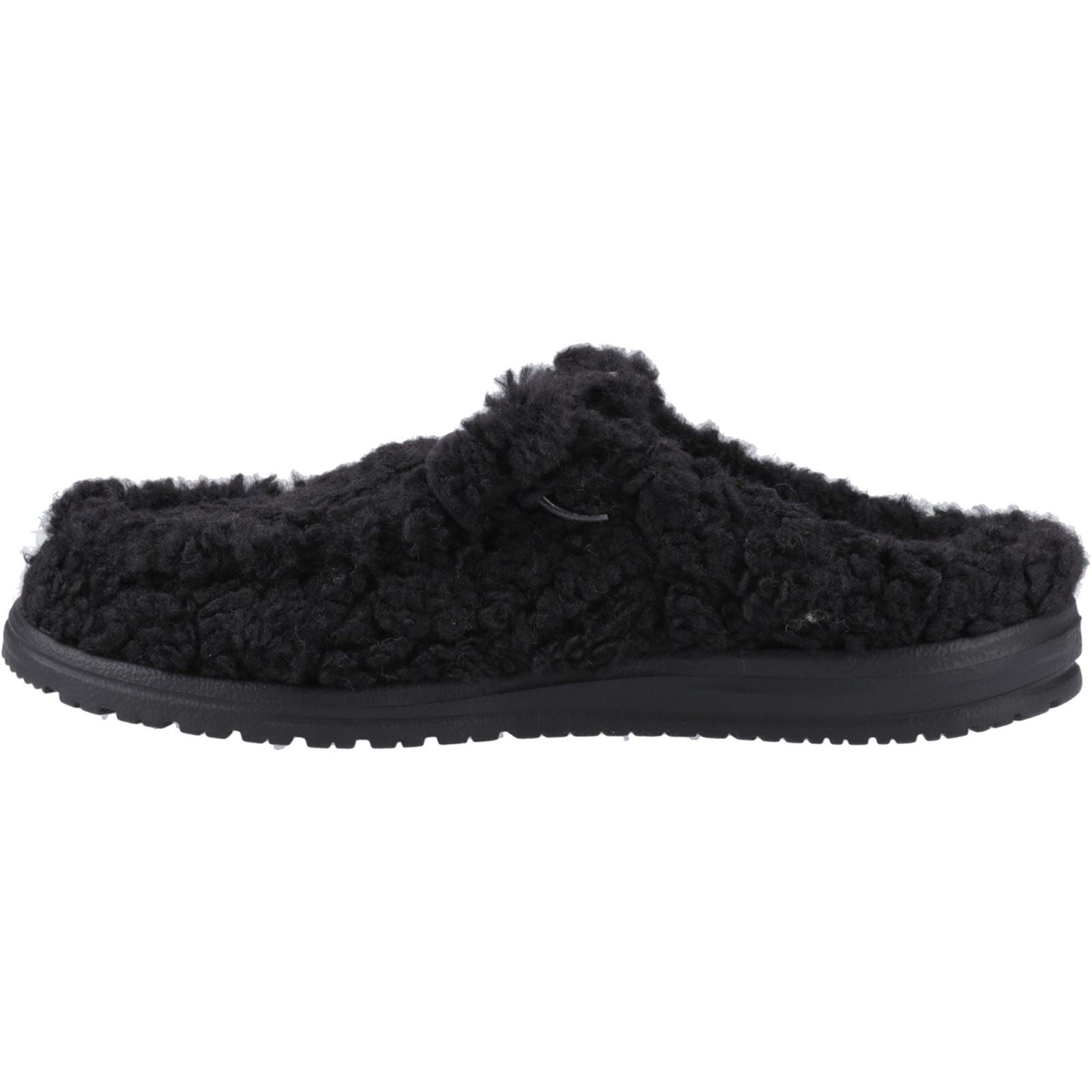 HEYDUDE Wally Synthetic Men's Black/Black Mules