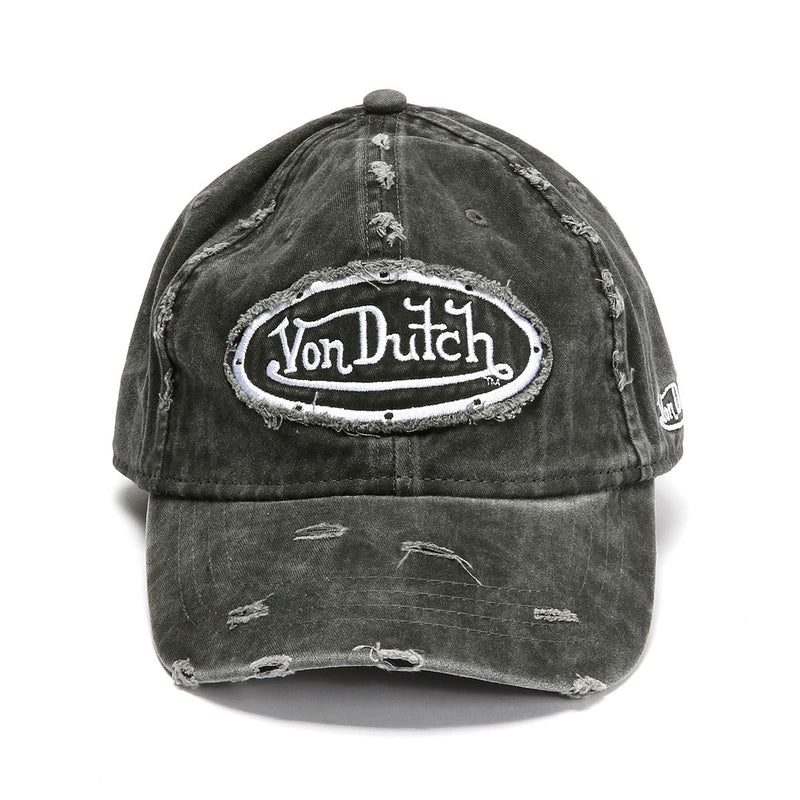 Von Dutch Busted Dad Cotton Black Caps