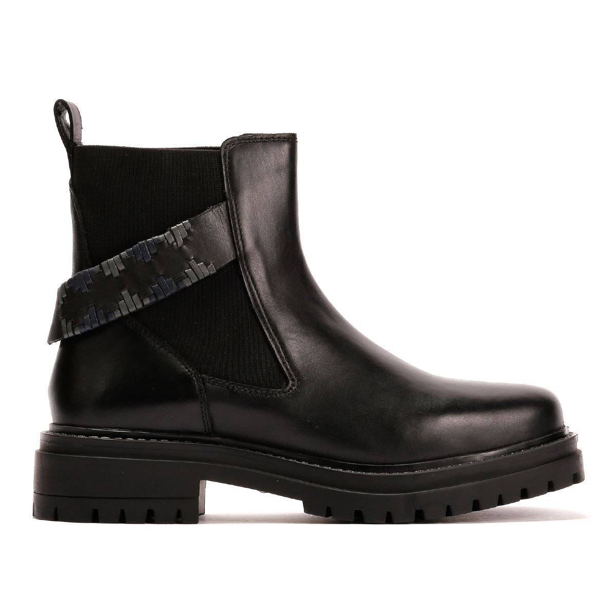 Osprey London The Guildford Chelsea Leather Women's Black Boots