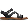 TOMS Sloane 100% Cow Women's Black Sandals
