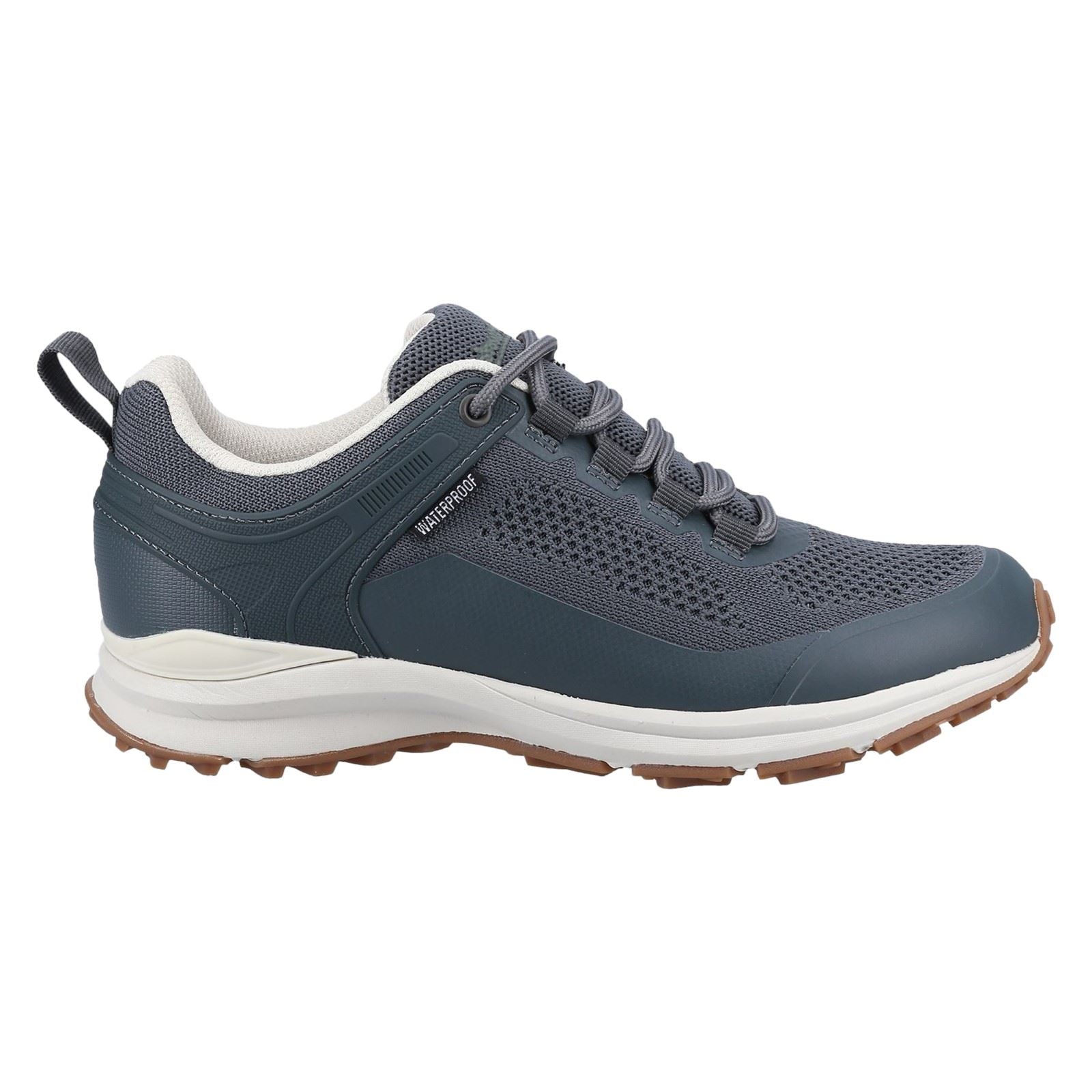 Cotswold Compton Recycled Plastic+Synthetic Pu Women's Grey Trainers