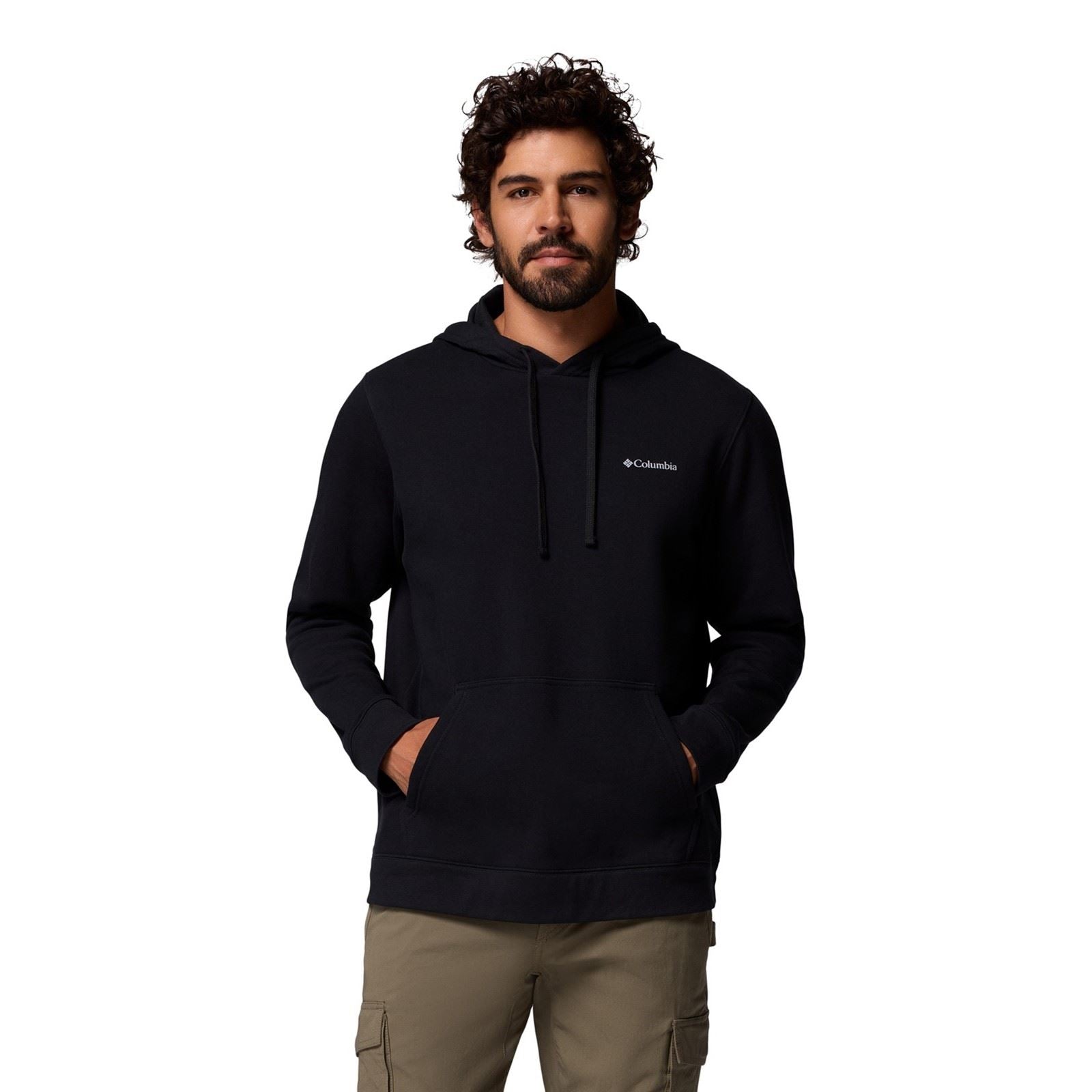 Columbia Columbia Trek Graphic Hoodie Cotton Men's Black Hooded Sweatshirt