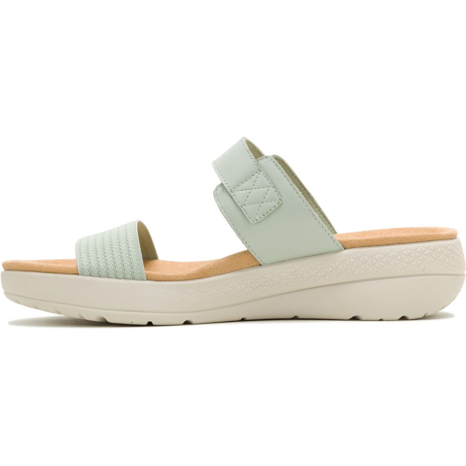 Hush Puppies Breathe Gore Leather Women's Sage Standard Sandals