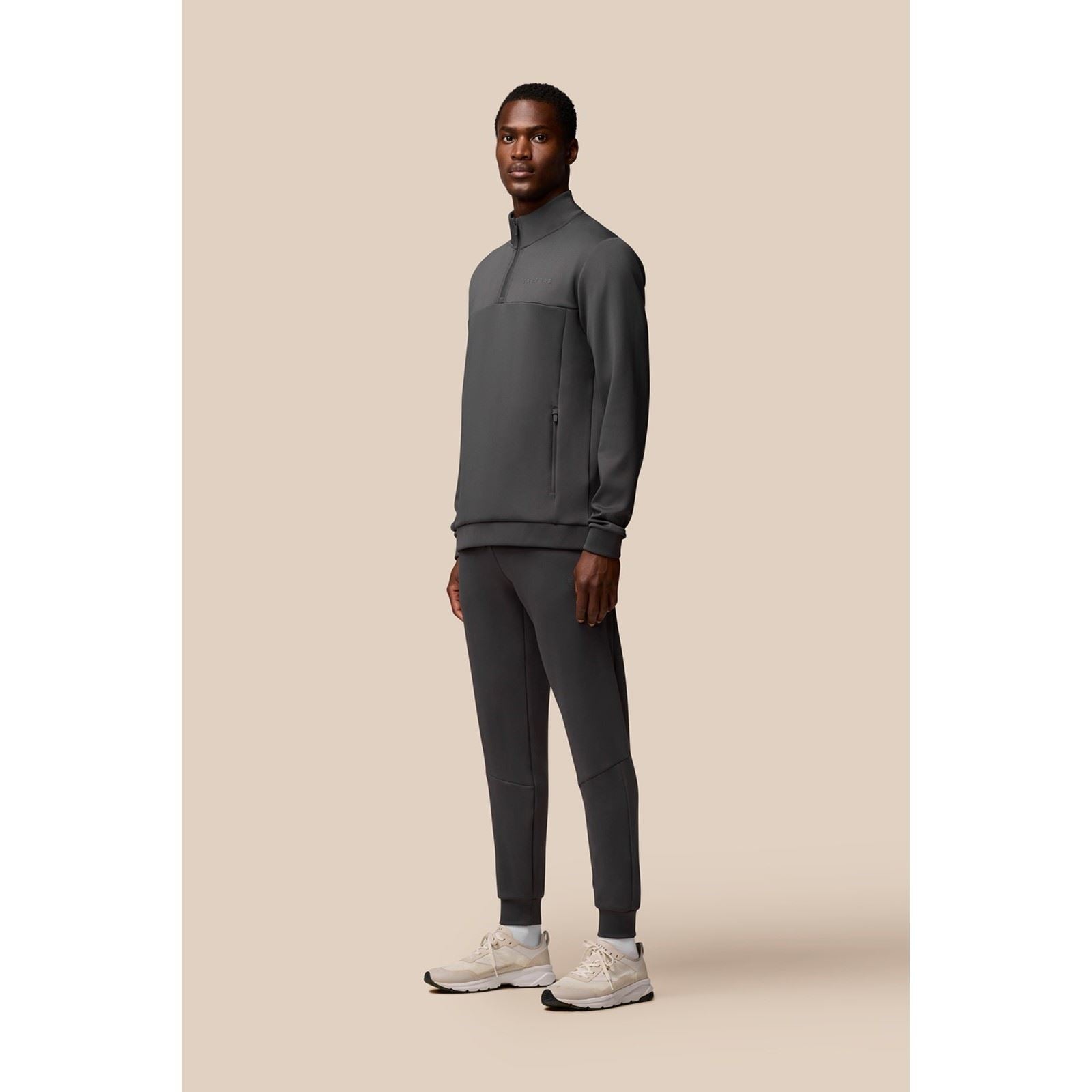 Castore Scuba 1/4 Zip Polyester Men's Grey Sweatshirt