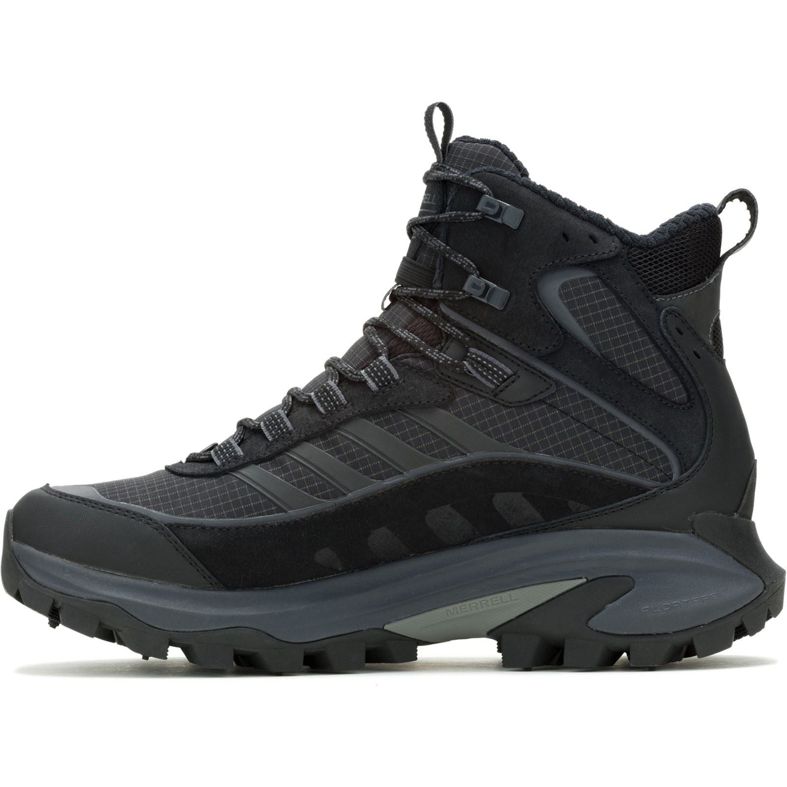 Merrell Moab Speed 2 Thermo Mid Suede Men's Triple Black Hiking Boots