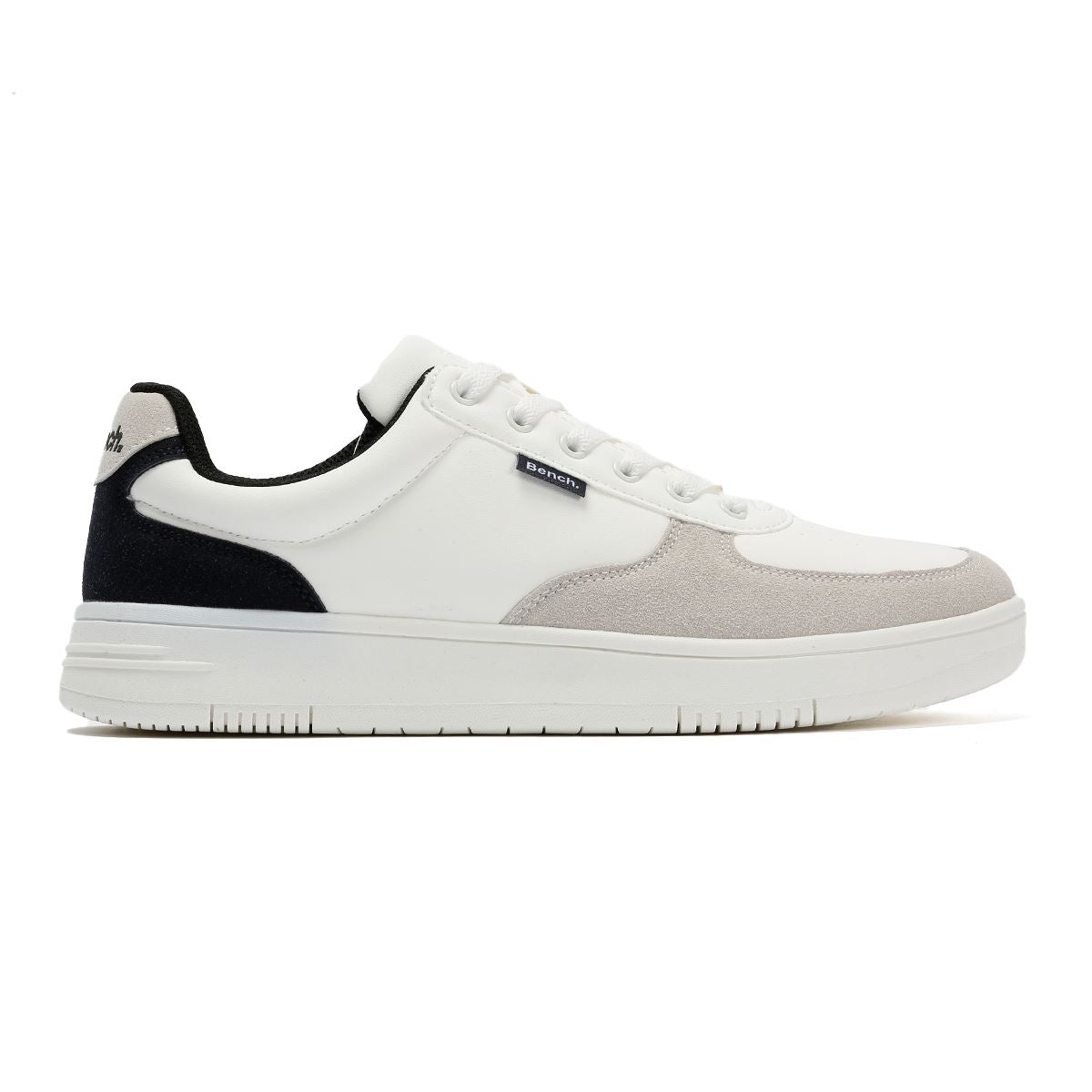 Bench Grainger Men's White/Grey Trainers