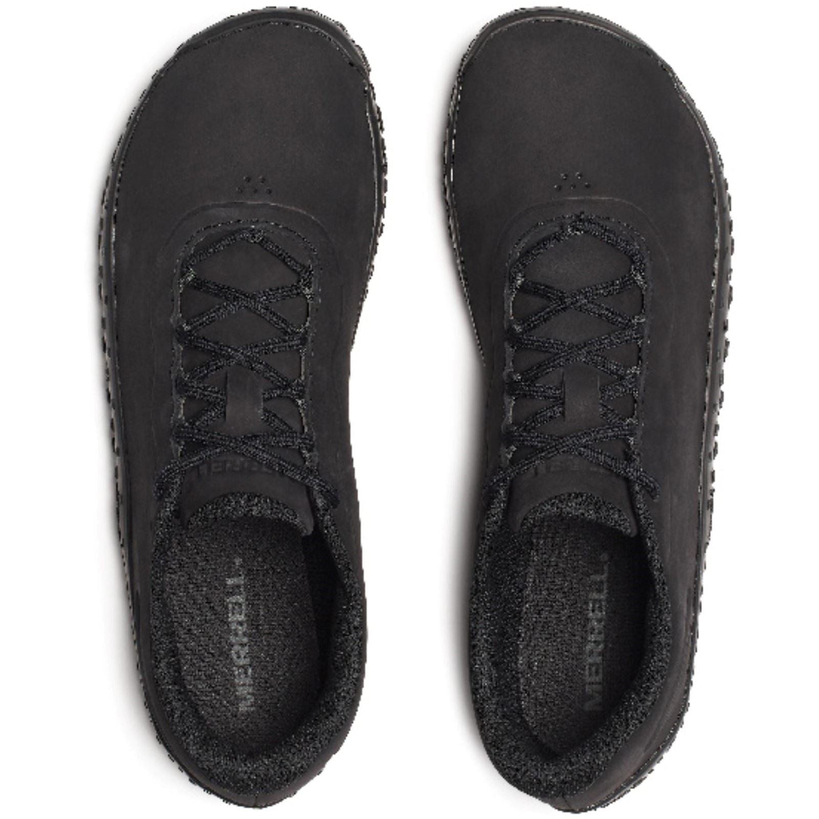 Merrell Vapor Glove 7 Leather Men's Black Trail Running Shoes