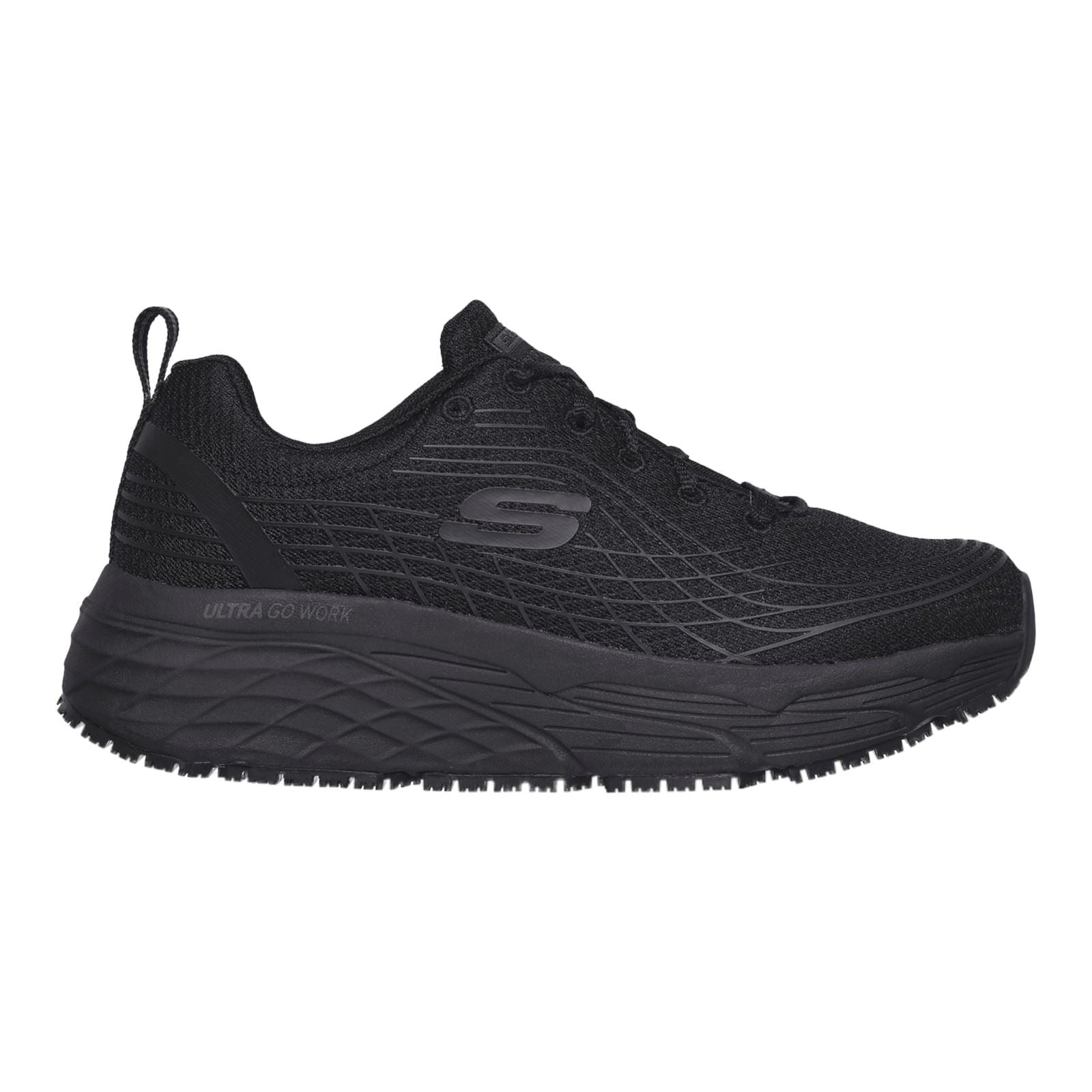 Skechers Workwear Max Cushioning Elite Sr Textile Women's Black Safety Trainers