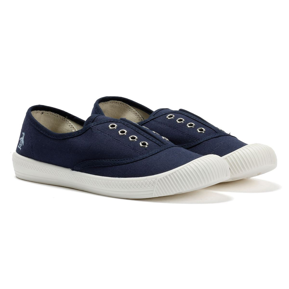 Penguin Anita Canvas Women's Navy Pumps