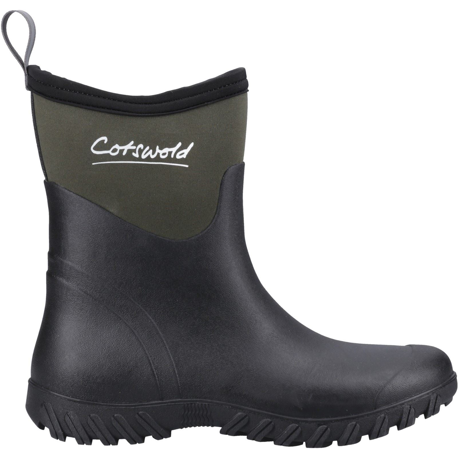 Cotswold Winfield Short Rubber Men's Green Wellington Boots