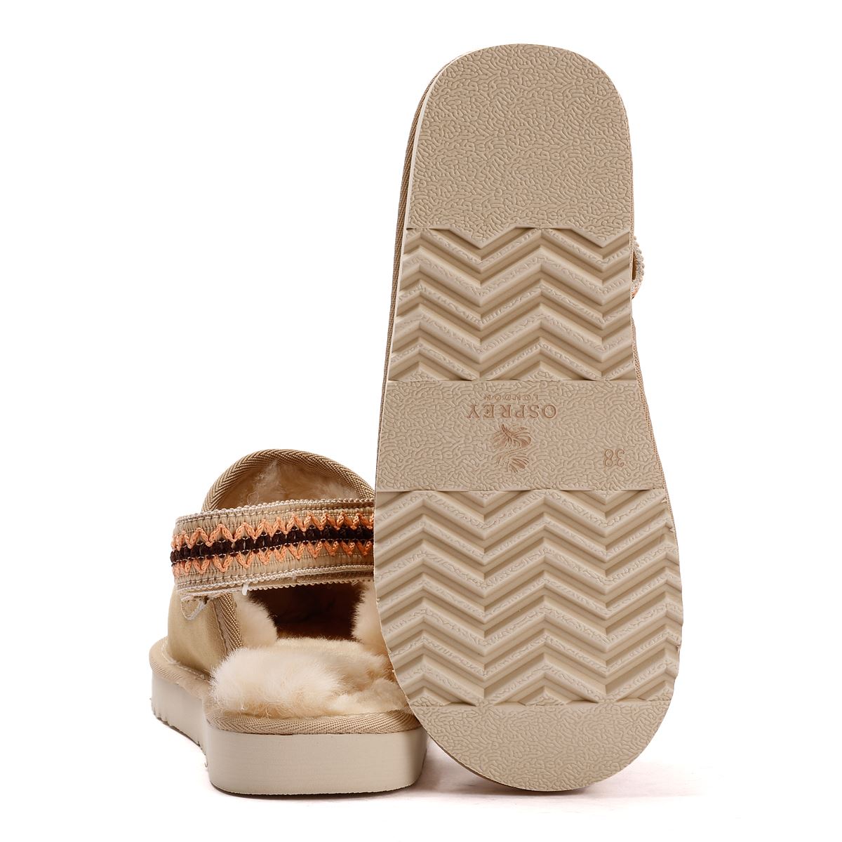 Osprey London The Constellation Suede Women's Sand Slippers