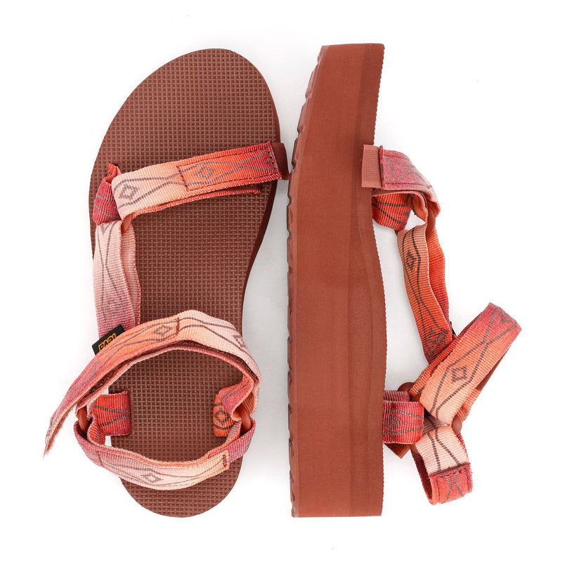 Teva Flatform Universal Women's Sunscape Scarlet Sandals
