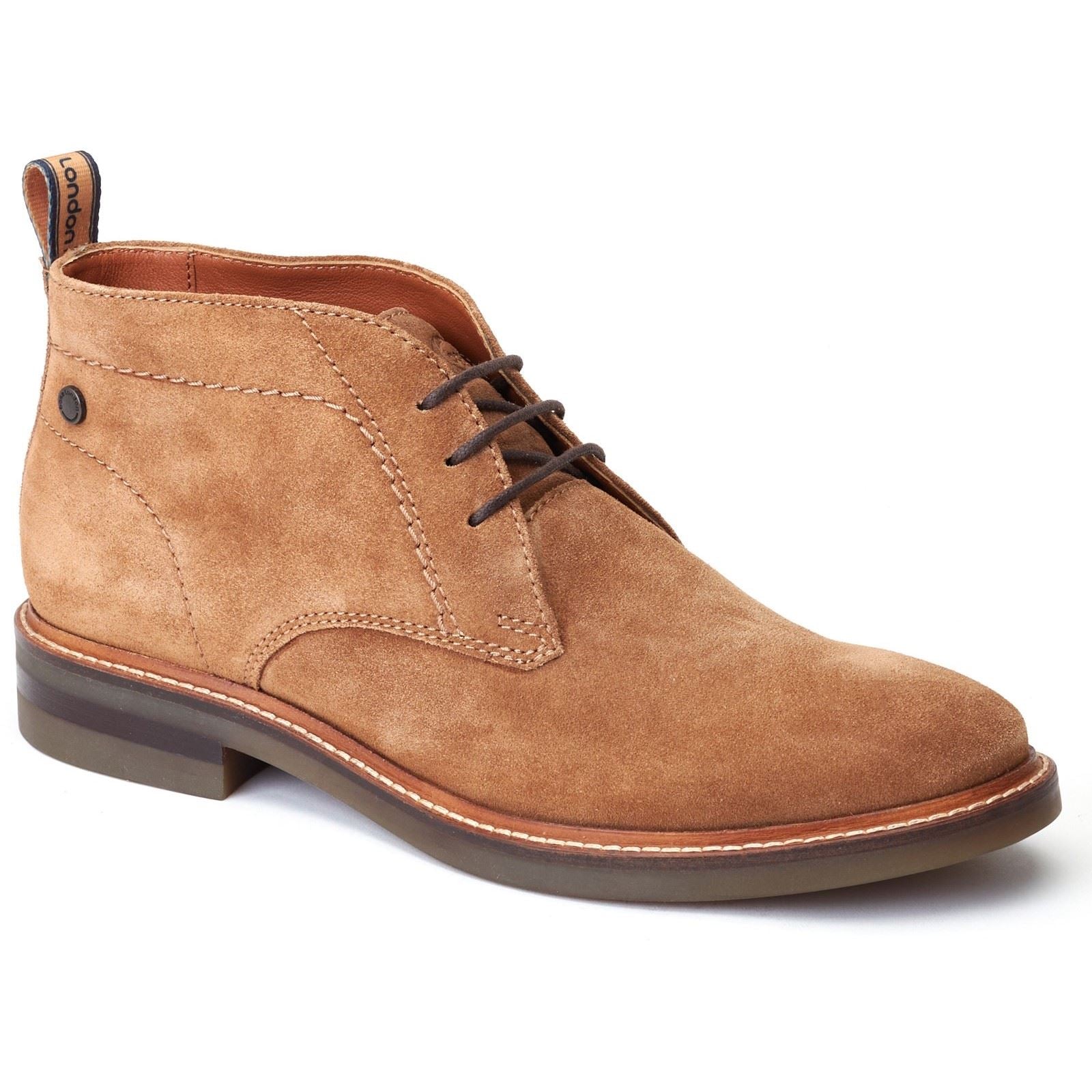 Base London Knebworth Leather Men's Ginger Boots