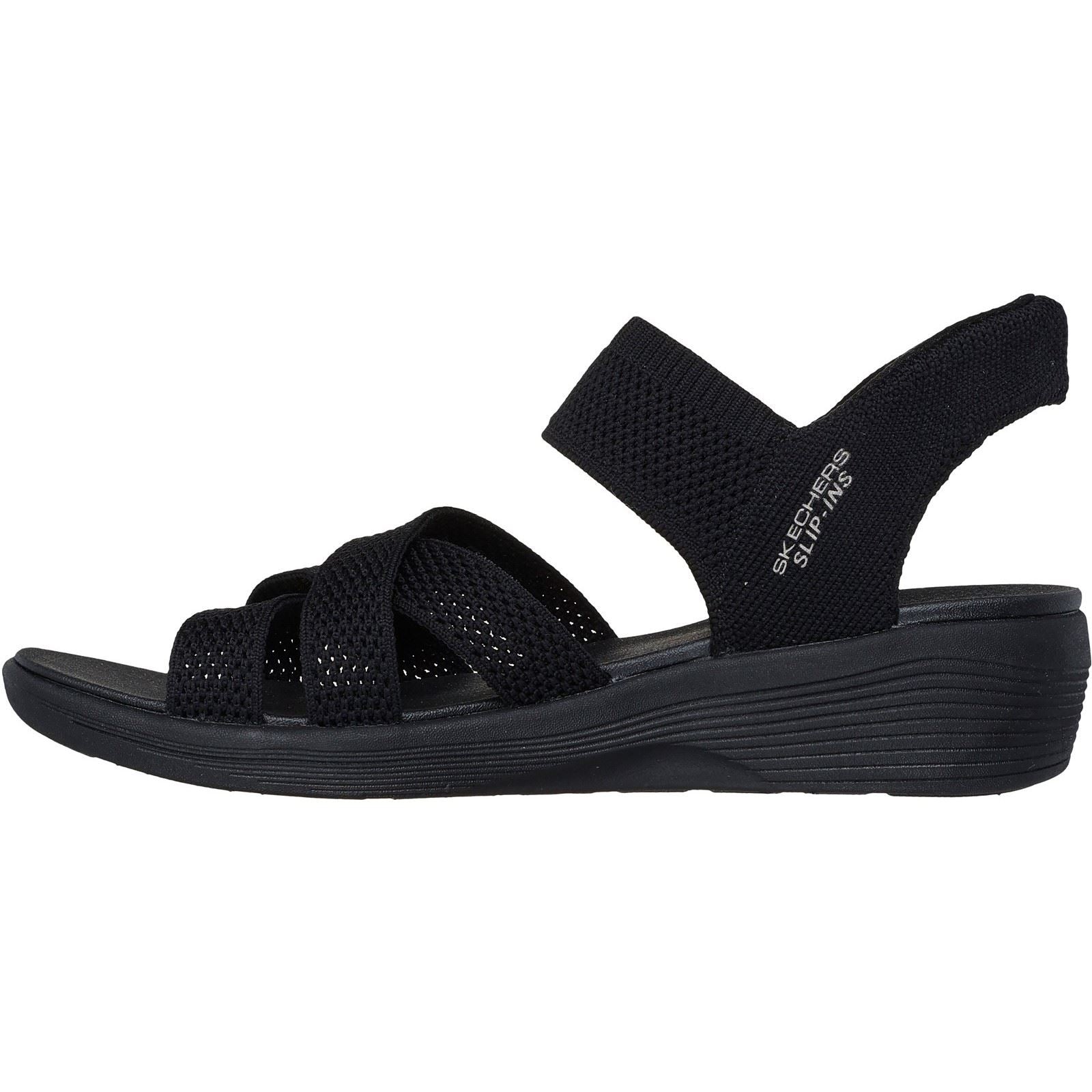 Skechers Arya - Cooling Off Polyester Women's Black Sandals