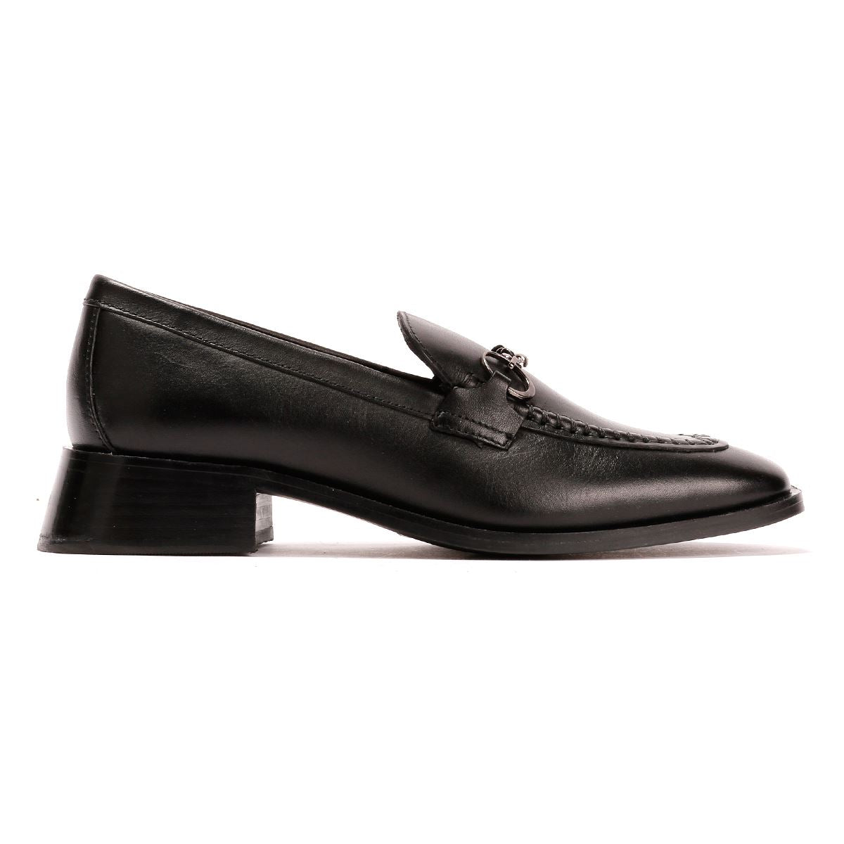 Osprey London The Islington Leather Women's Black Loafers