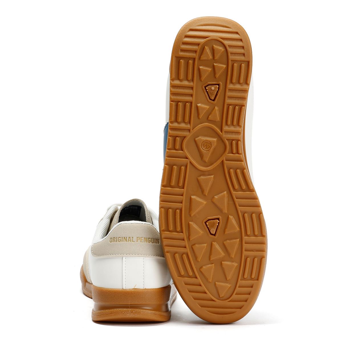 Penguin Giovanni Men's White Trainers