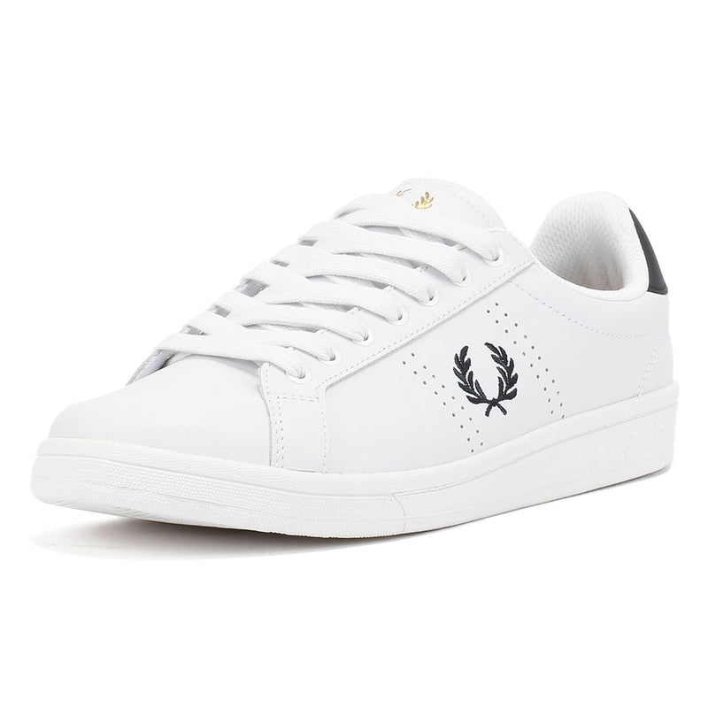 Fred Perry B721 Leather Men's White/Navy Trainers