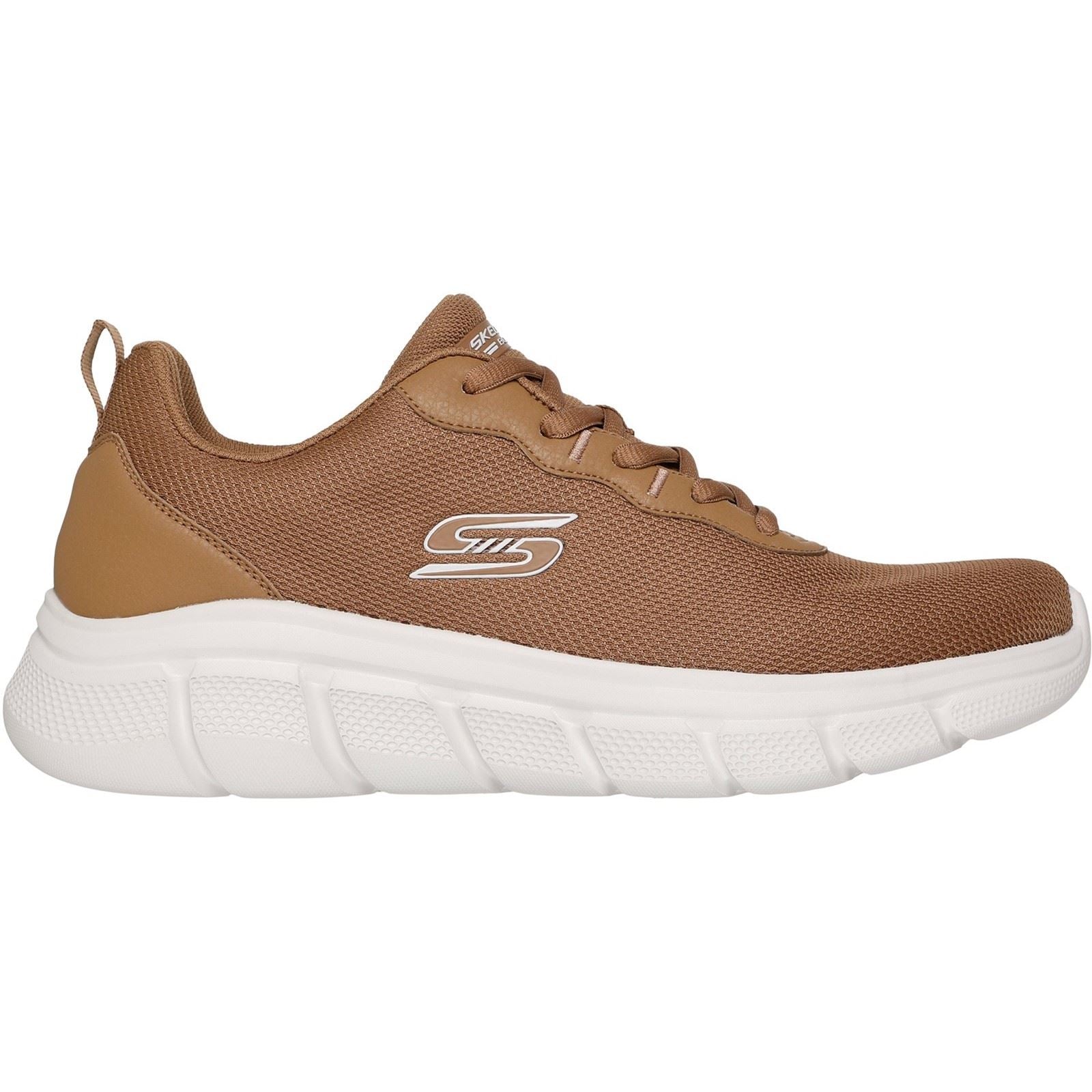 Skechers BOBS B Flex Icy Edge Textile Men's Chestnut Trainers