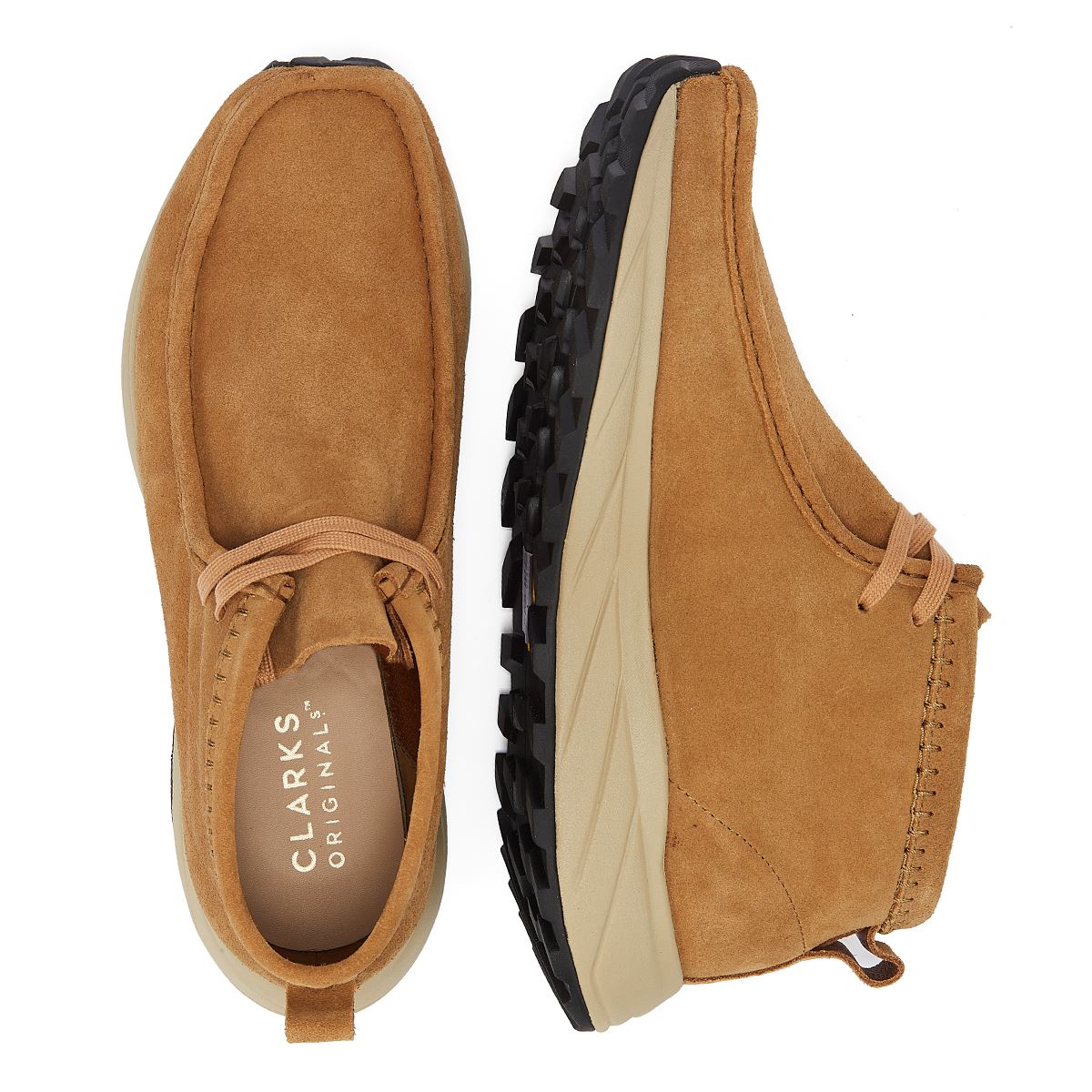 Clarks Originals Wallabee Eden Suede Men's Brown Lace-Up Shoes