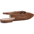 Hush Puppies Dalia Woven Leather Women's Tan Flats