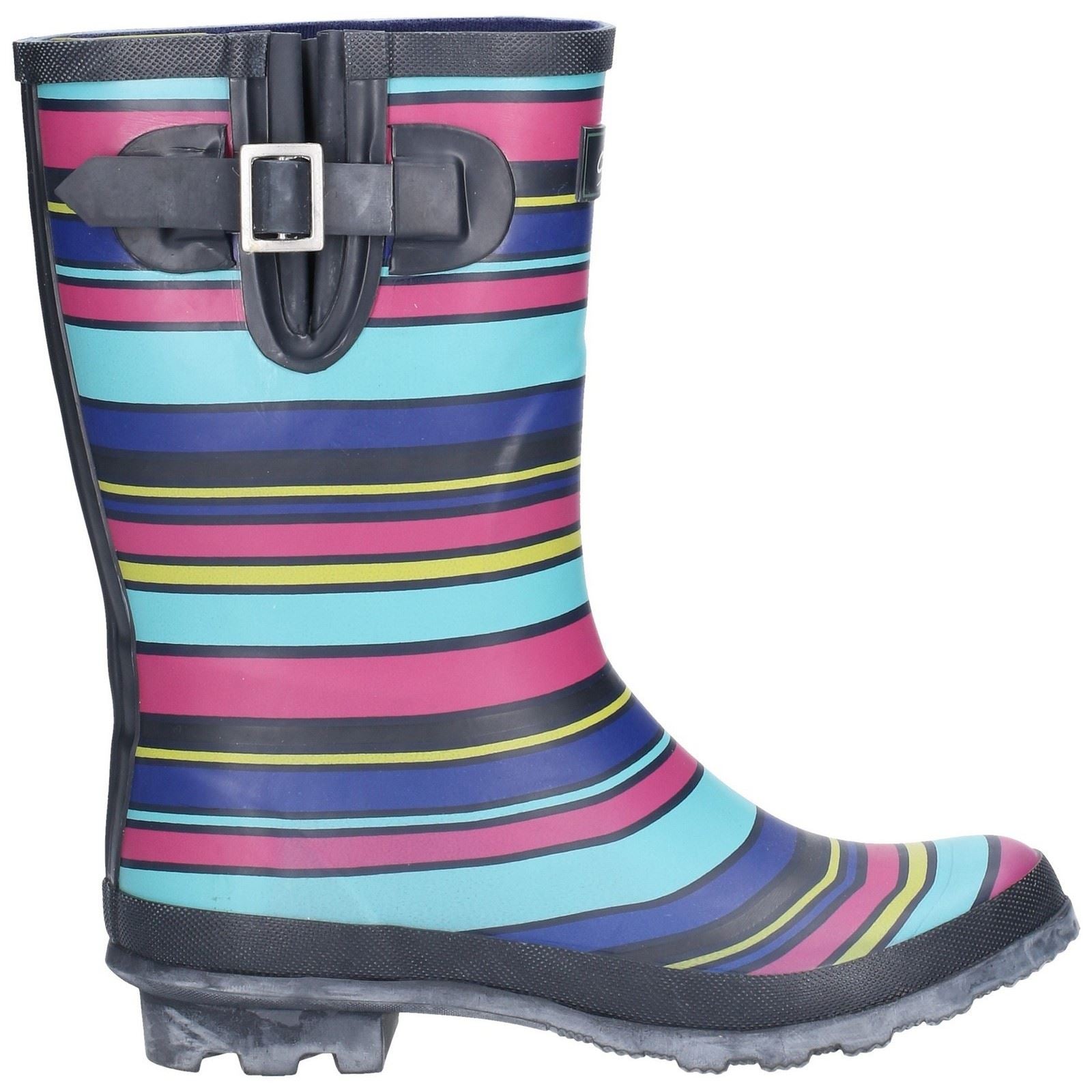Cotswold Paxford Rubber Women's Stripe Multicoloured Wellington Boots
