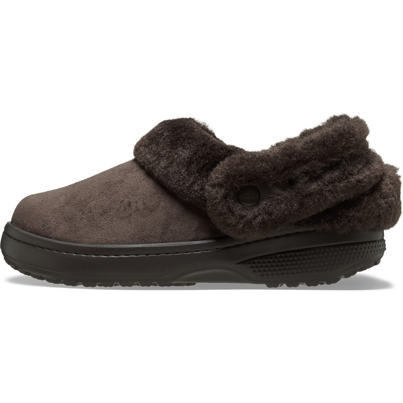 Crocs Unfurgettable Vegan Suede Polyester Women's Espresso Clogs