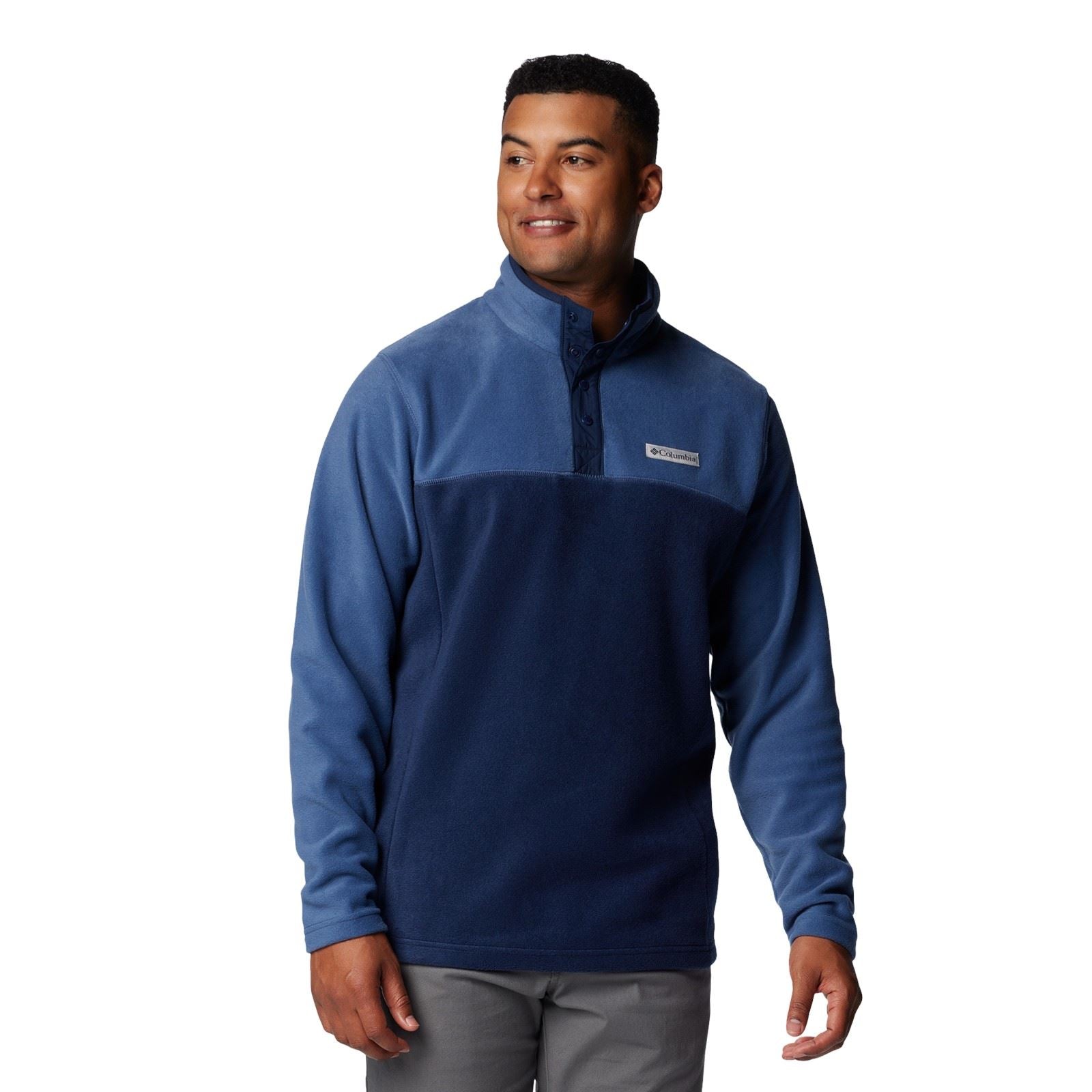 Columbia Steens Mountain Half Snap II Men's Blue Fleece Jacket