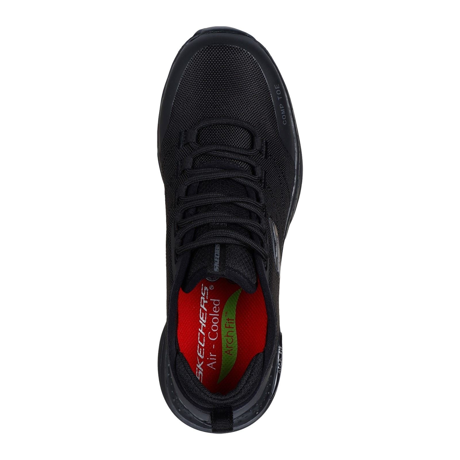Skechers Workwear Arch Fit SR Ebinal Textile Women's Black Safety Trainers