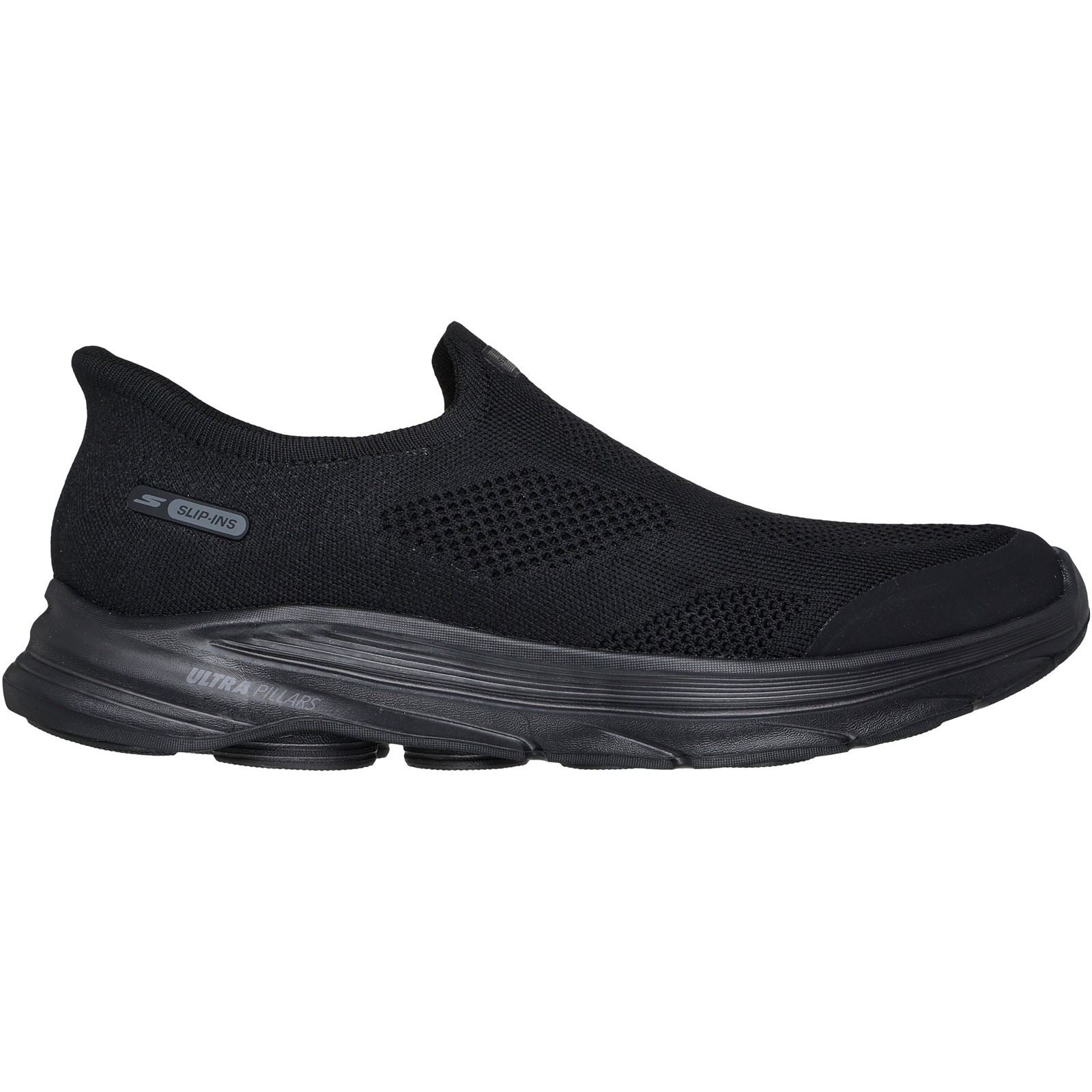 Skechers Go Walk 8 Pelayo Textile Men's Black Trainers