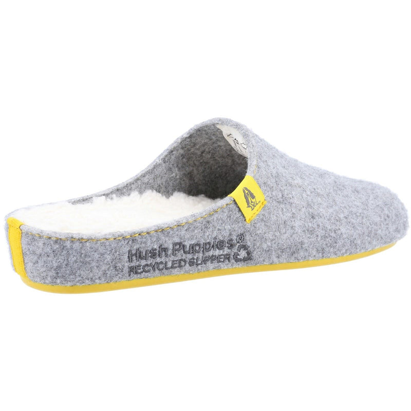 Hush Puppies The Good 90% Recycled RPET Synthetic Women's Grey Slippers