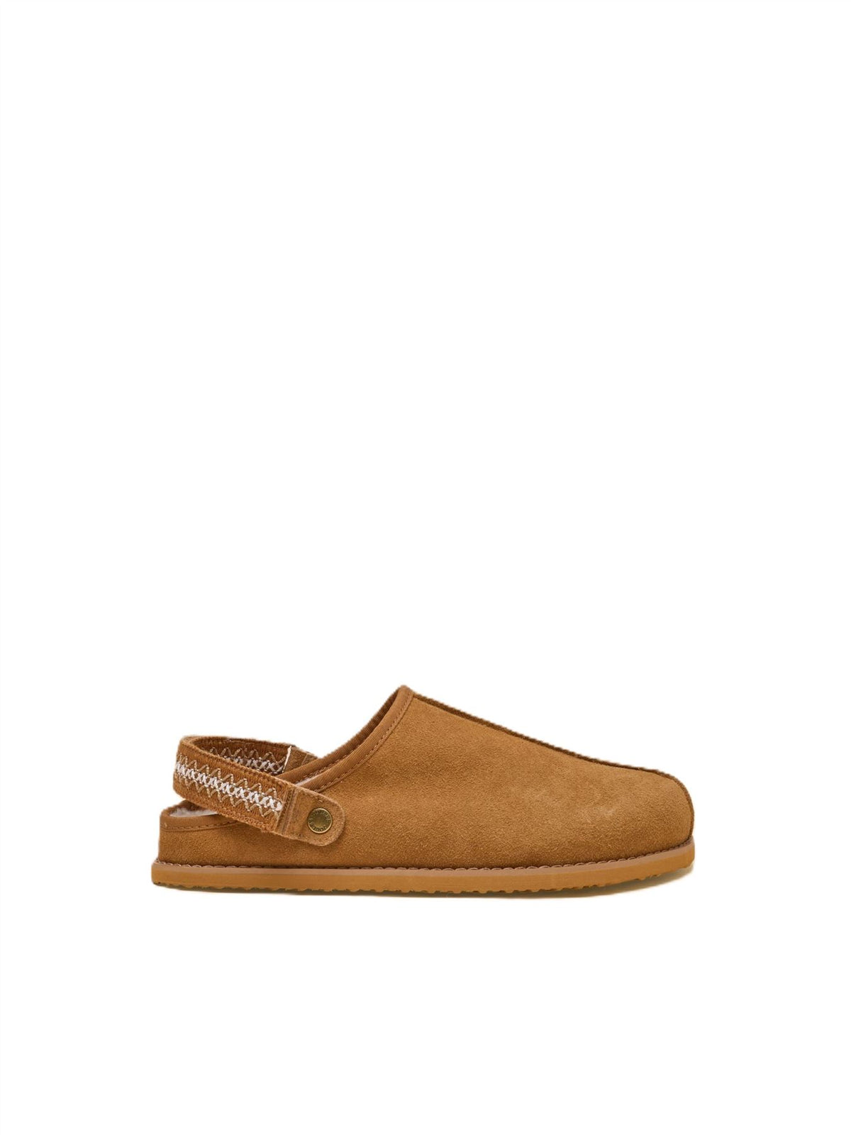 Joules Clog Suede Women's Chestnut Brown Slippers